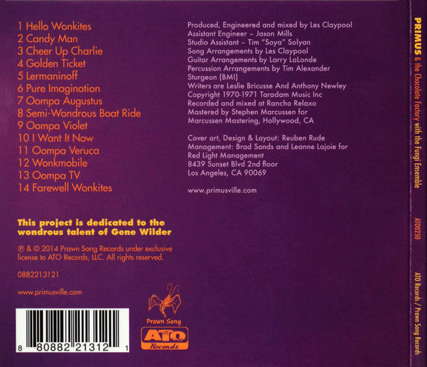 Primus : Primus & The Chocolate Factory With The Fungi Ensemble (CD, Album, Dig)