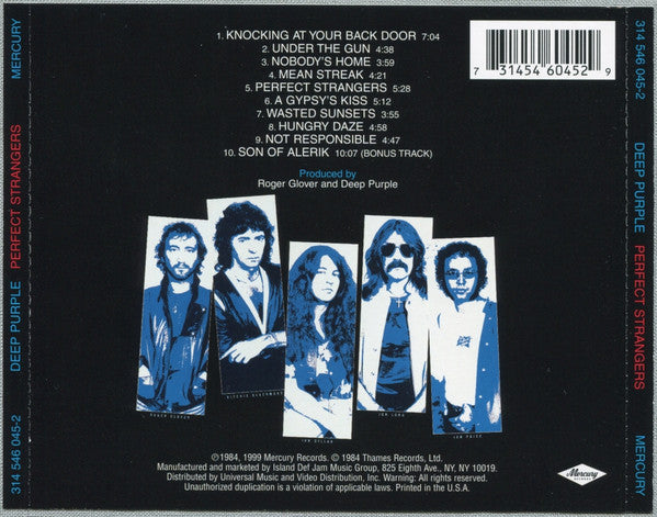 Deep Purple : Perfect Strangers (CD, Album, RE, RM, RP)
