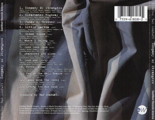 Bad Company (3) : Company Of Strangers (CD, Album, Spe)