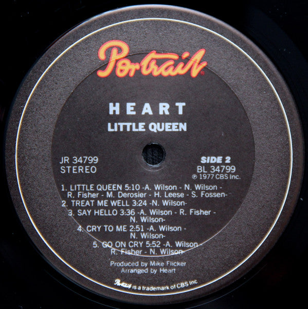 Heart : Little Queen (LP, Album, RE, RP)