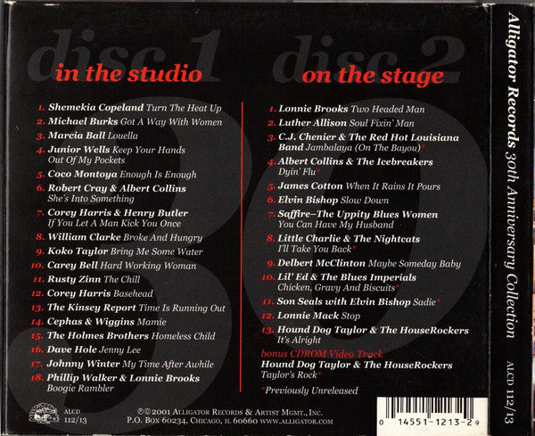 Various : Alligator Records 30th Anniversary Collection (2xCD, Comp, Enh)