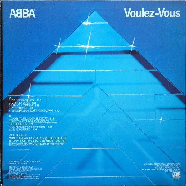 ABBA : Voulez-Vous (LP, Album, PRC)