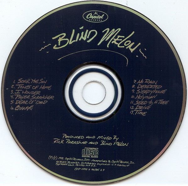 Blind Melon : Blind Melon (CD, Album, RE)