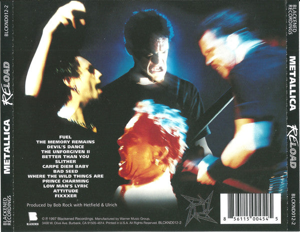 Metallica : Reload (CD, Album, RE, RP)