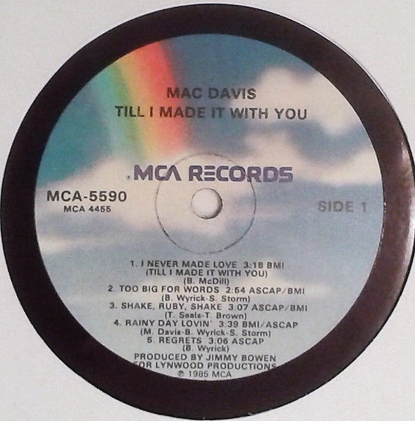 Mac Davis : Till I Made It With You (LP, Album)