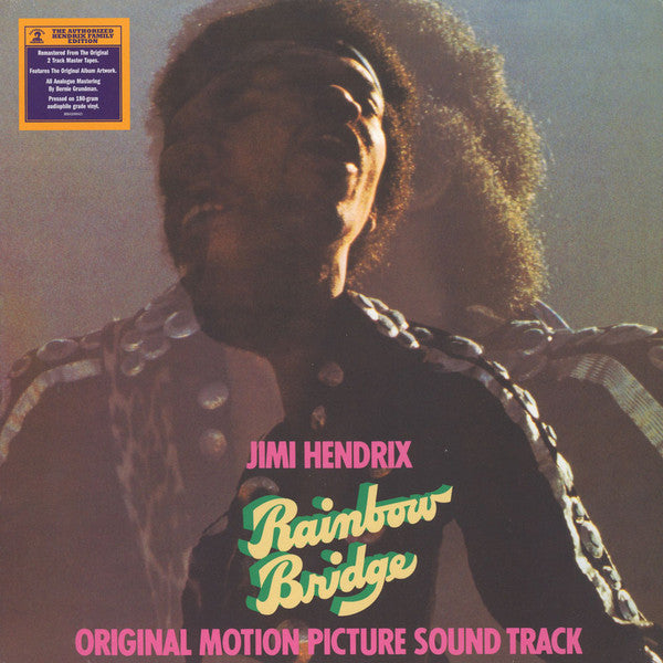 Jimi Hendrix : Rainbow Bridge - Original Motion Picture Sound Track (LP, RE, RM, 200)