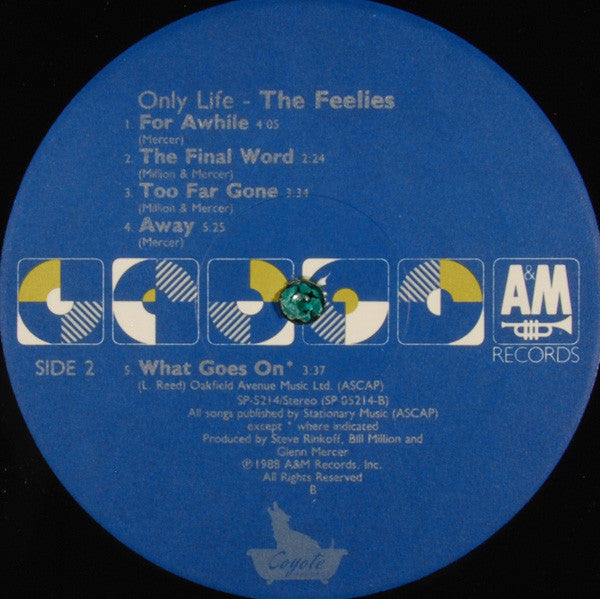The Feelies : Only Life (LP, Album, Blu)