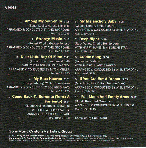 Frank Sinatra : Classics & Standards (CD, Comp)