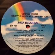 George Strait : Merry Christmas Strait To You (LP, Album, Club, CRC)
