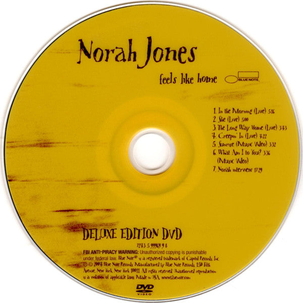 Norah Jones : Feels Like Home (CD + DVD-V, Multichannel, NTSC + Album, Dlx)