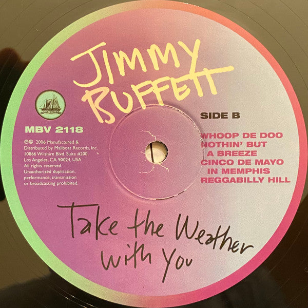 Jimmy Buffett : Take The Weather With You (2xLP, Album, S/Edition, 180)