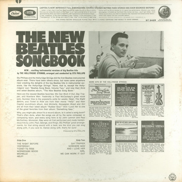 The Hollyridge Strings : The New Beatles Song Book (LP, Album)