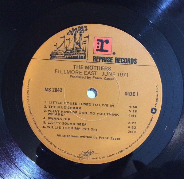 The Mothers : Fillmore East - June 1971 (LP, Album, RE, LA)