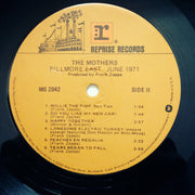The Mothers : Fillmore East - June 1971 (LP, Album, RE, LA)
