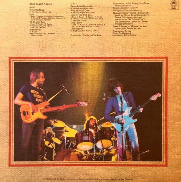 Beck, Bogert & Appice : Beck, Bogert & Appice (LP, Album, Pit)