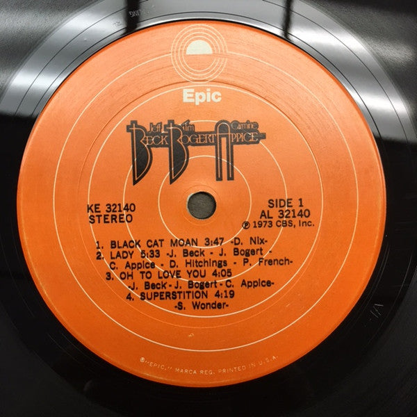 Beck, Bogert & Appice : Beck, Bogert & Appice (LP, Album, Pit)