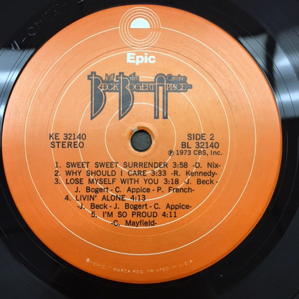 Beck, Bogert & Appice : Beck, Bogert & Appice (LP, Album, Pit)