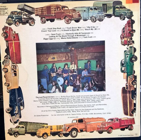 Commander Cody And His Lost Planet Airmen : Hot Licks, Cold Steel & Truckers Favorites (LP, Album)