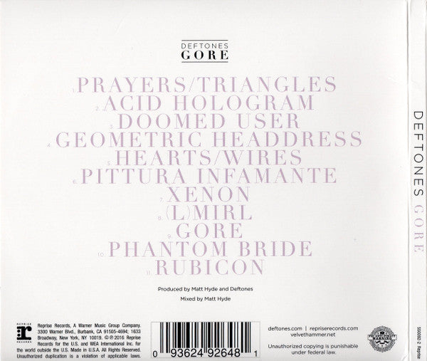Deftones : Gore (CD, Album)