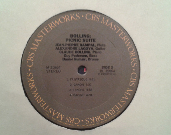 Jean-Pierre Rampal / Alexandre Lagoya / Claude Bolling : Picnic Suite (LP, Album, San)