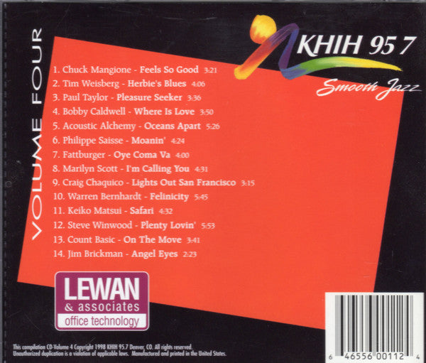 Various : Smooth Jazz - Volume Four (CD, Comp)