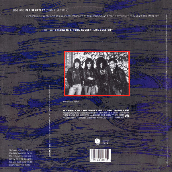 Ramones : Pet Sematary (12", Maxi, ARC)