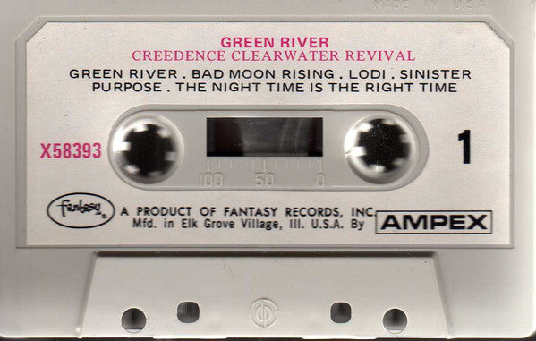 Creedence Clearwater Revival : Green River (Cass, Album, Amp)