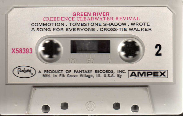 Creedence Clearwater Revival : Green River (Cass, Album, Amp)