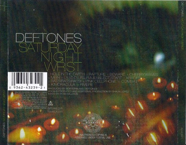 Deftones : Saturday Night Wrist (CD, Album)