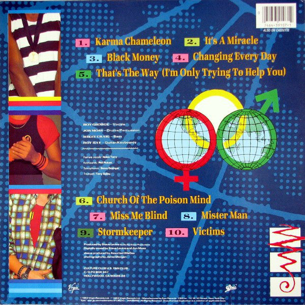 Culture Club : Colour By Numbers (LP, Album, Bla)