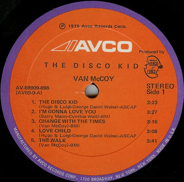 Van McCoy : The Disco Kid (LP, Album)