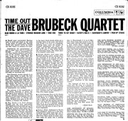 The Dave Brubeck Quartet : Time Out (LP, Album, RP, Pit)