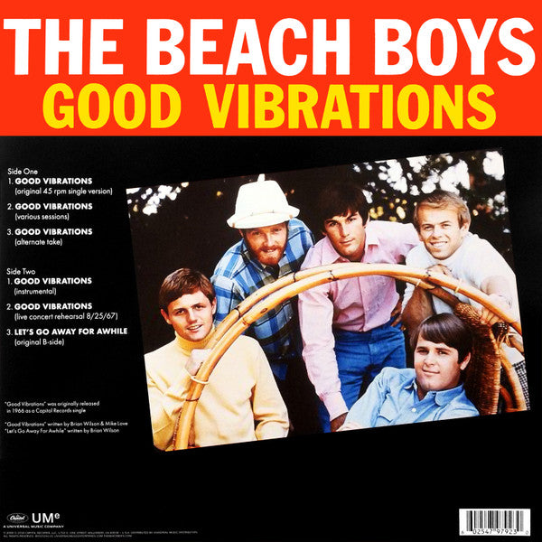 The Beach Boys : Good Vibrations (12", Single, Ltd, RE, RP, Ora)