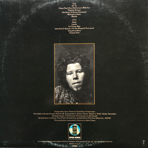 Tom Waits : Closing Time (LP, Album, RE, SP )