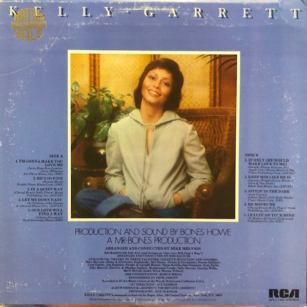 Kelly Garrett (3) : Kelly (LP, Album)
