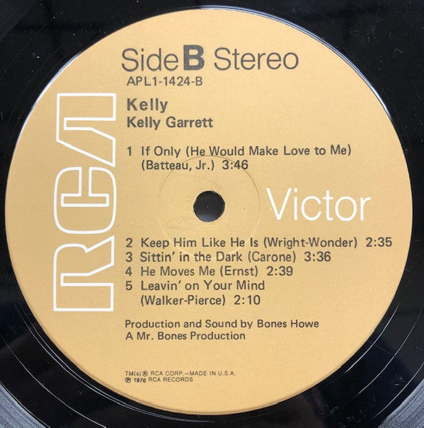 Kelly Garrett (3) : Kelly (LP, Album)