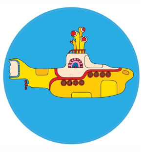 The BEATLES Platter Pad - Yellow Submarine