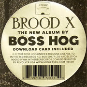 Boss Hog : Brood X (LP, Album, Ltd, Cle)