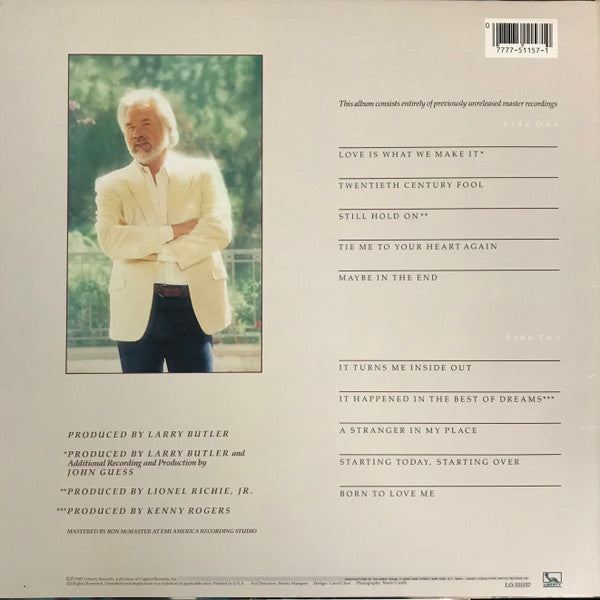 Kenny Rogers : Love Is What We Make It (LP, Album, Club, Car)