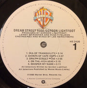 Gordon Lightfoot : Dream Street Rose (LP, Album, Win)
