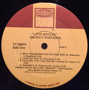 Smokey Robinson : Love Breeze (LP, Album)