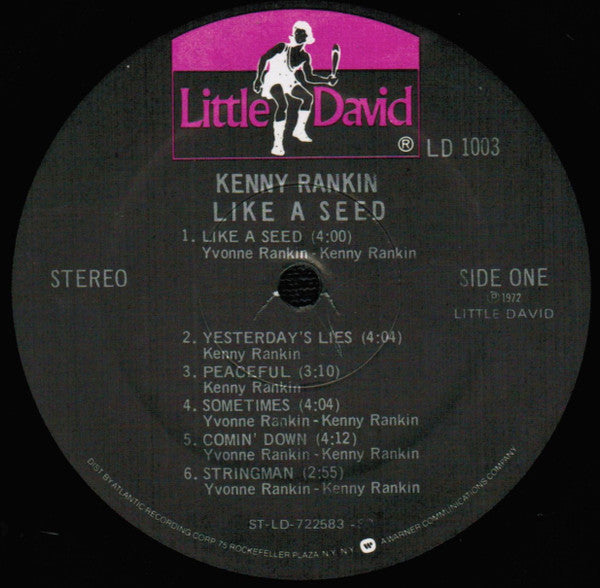 Kenny Rankin : Like A Seed (LP, Album, RE, SP )