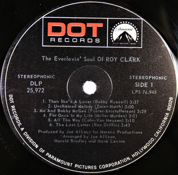 Roy Clark : The Everlovin' Soul Of Roy Clark (LP, Album, Ind)