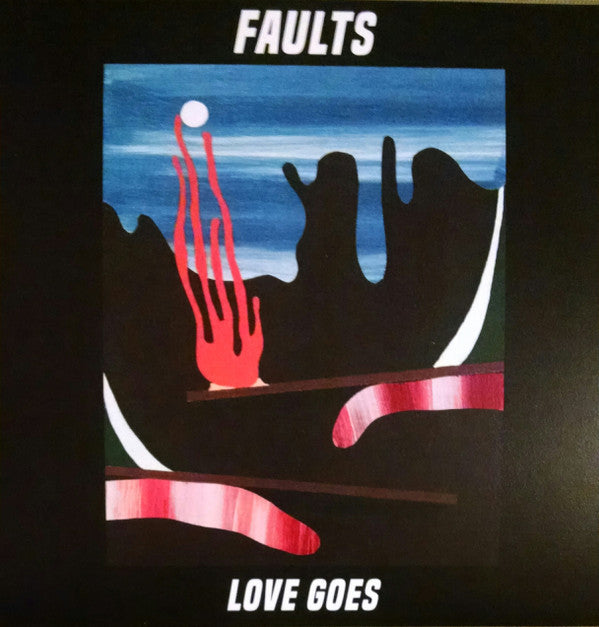 Faults (3) : Love Goes / Dry Ice (7", Ltd, Red)