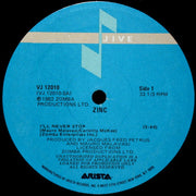 Zinc (2) : I'll Never Stop / Amazon (12", Promo)