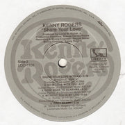 Kenny Rogers : Share Your Love (LP, Album, Spe)
