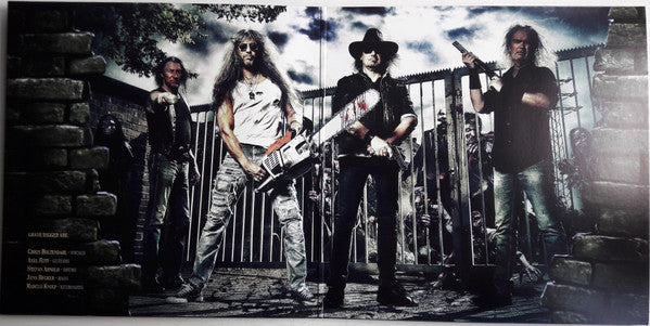Grave Digger (2) : The Living Dead (LP, Album, Ltd, Sil)