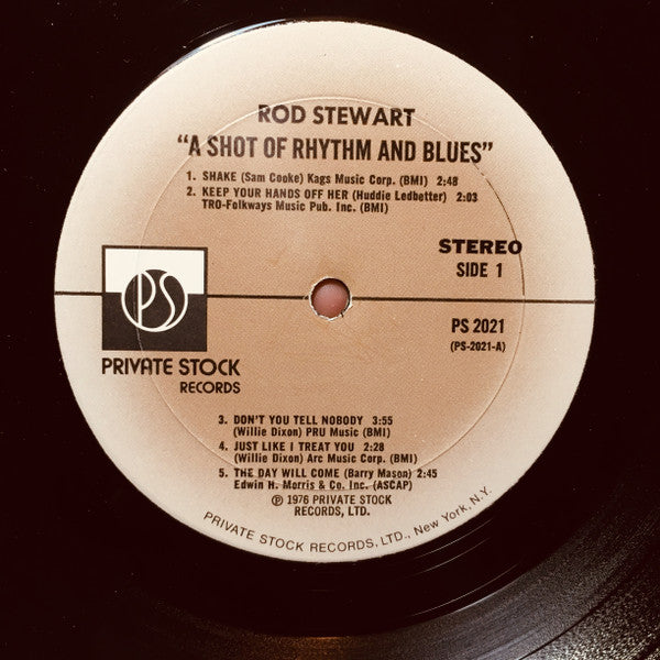 Rod Stewart : A Shot Of Rhythm And Blues (LP, Comp, Mon)