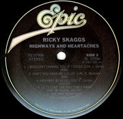 Ricky Skaggs : Highways & Heartaches (LP, Album, Ter)