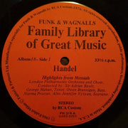 Handel* : Highlights From Messiah (LP, Album, Comp)